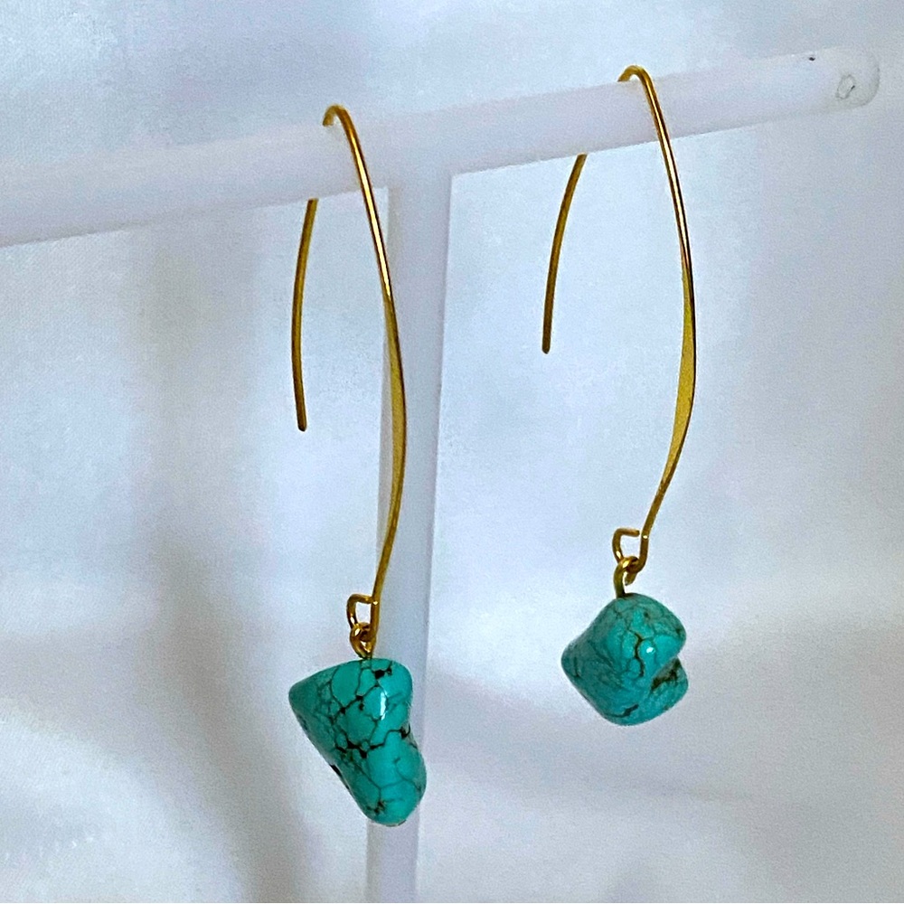 Turquoise drop earrings